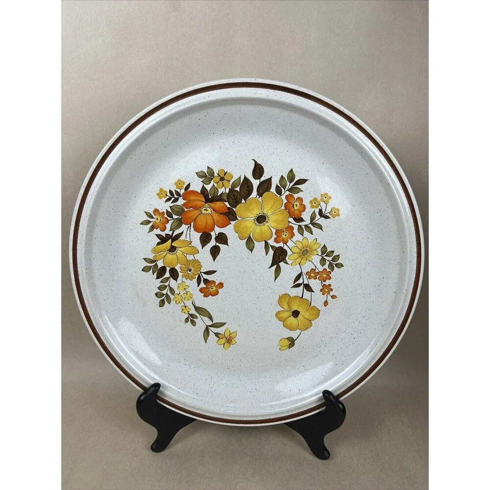 Casual Elegance Hearthside Stoneware Chablis 576 Round‎ Chop Platter Japan 12